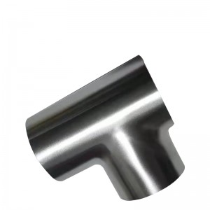 Sanitary 3way Pipe Fittings 4inch Reducing Unequal Stainless Steel Tee