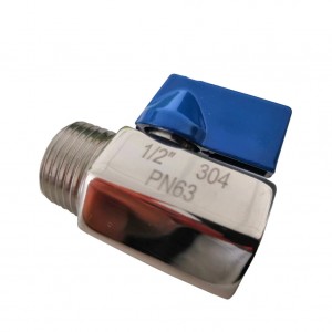 304 316 Stainless Steel Male to Female Thread Sanitary Mini Ball Valve