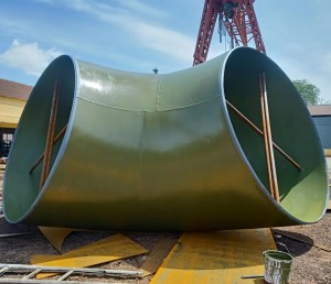 3050mm API 5L X70 WPHY70 Welded pipe fitting elbow