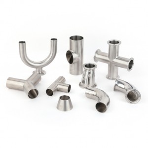 304 316 Stainless Steel Elbow Tee Sanitary Stainless Steel Pipe Fitting