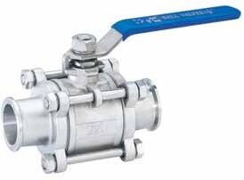3PC Clamped-package Ball Valve