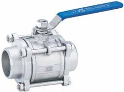 3PC Stainless Steel Butt-welding Ball Valve