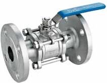 3PC Stainless Steel Flanged End Ball Valve
